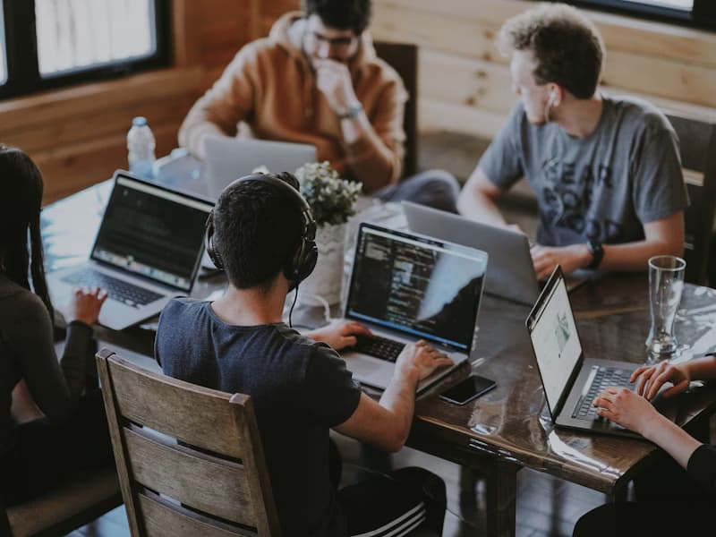 IT team collaborating
